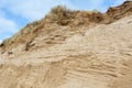 Windswept sand dunes at Newborough beach in Anglesey