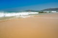 Windswept Tarifa Beach, Spain Royalty Free Stock Photo