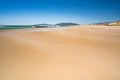 Windswept Tarifa Beach, Spain Royalty Free Stock Photo