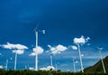 Windturbine for electricity in thailand Royalty Free Stock Photo