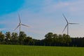Windturbines in a rural environment