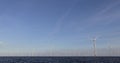 Windturbines in the water.