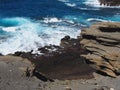 Windward Oahu Rugged Coastline Royalty Free Stock Photo