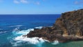 Windward Oahu Rugged Coastline Royalty Free Stock Photo
