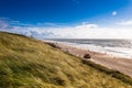 Windy day at the beach, Sylt Royalty Free Stock Photo