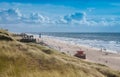 Windy day at the beach, Sylt Royalty Free Stock Photo