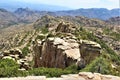 Windy Point Vista, Mount Lemmon, Santa Catalina Mountains, Lincoln National Forest, Tucson, Arizona, United States Royalty Free Stock Photo