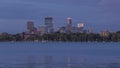 A Twilight Timelapse of Sailboats on Bde Maka Ska in South Minneapolis