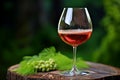 Wine appreciation Simplicity in a glass of red wine Royalty Free Stock Photo