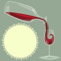 Wine background Royalty Free Stock Photo