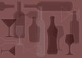 Wine background-vector Royalty Free Stock Photo