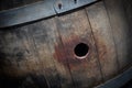 Wine Barrel Close Up Royalty Free Stock Photo