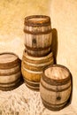 Wine barrels Royalty Free Stock Photo