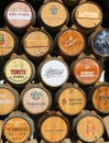 Wine barrels in Haro, La Rioja, Spain Royalty Free Stock Photo