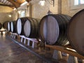 Wine Barrels - Spanish Bodega - Spain Royalty Free Stock Photo