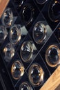 Wine bottle cellar Royalty Free Stock Photo