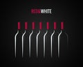 Wine bottle concept design background Royalty Free Stock Photo