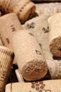 Wine bottle corks. Royalty Free Stock Photo