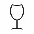 Wine Bottle icon vector Royalty Free Stock Photo