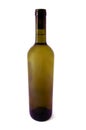 Wine Bottle isolated over white background. Royalty Free Stock Photo