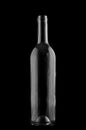 Wine bottle silhouette Royalty Free Stock Photo