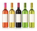 Wine bottles Royalty Free Stock Photo