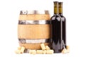 Wine bottles and corks Royalty Free Stock Photo