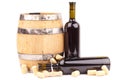 Wine bottles and corks