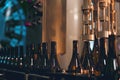 Wine Bottling Line Royalty Free Stock Photo