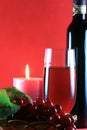 Wine With Candle