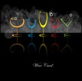 Wine card background alcohol drink glass