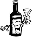 Wine Cartoon Vector Clipart