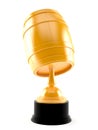 Wine cask trophy