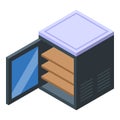 Wine cellar icon isometric vector. Drink winery Royalty Free Stock Photo