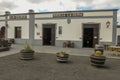 Wine cellar of La Geria on Lanzarote island, Spain