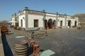 Wine cellar of La Geria on Lanzarote island, Spain