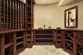 Wine cellar in luxury home Royalty Free Stock Photo