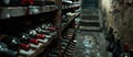 Wine Cellar Filled With Bottles of Wine