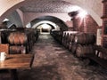 Wine Cellar- Wooden wine barrels