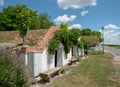 Wine cellars in Prellenkirchen Carnuntum Royalty Free Stock Photo