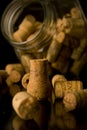 Of wine and champagne corks Royalty Free Stock Photo