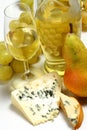 Wine and cheese Royalty Free Stock Photo