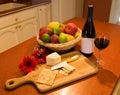 Wine and Cheese-1 Royalty Free Stock Photo