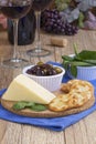 Wine and Cheese Royalty Free Stock Photo
