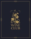 Wine club label