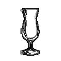 wine cocktail glasses game pixel art vector illustration