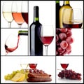 Wine collage