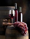 Wine composition Royalty Free Stock Photo