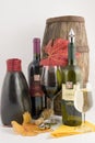 Wine composition Royalty Free Stock Photo