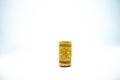 Wine Cork Close-Up: Isolated on White Royalty Free Stock Photo